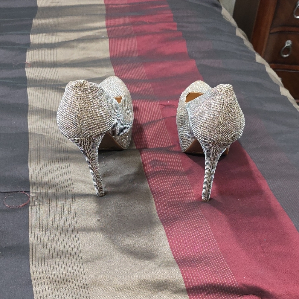 Jessica Simpson Sparkling Platform Heels - Picture 2 of 3
